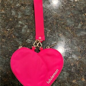 lululemon athletica Pink Heart Clutch